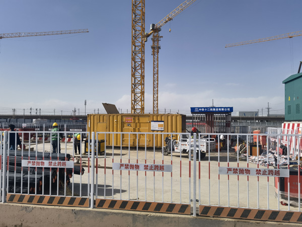 新余静音发电机出租案例展示